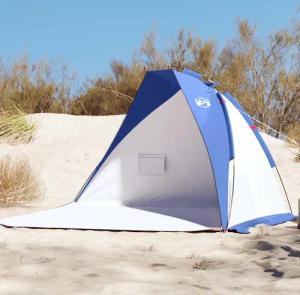 Strandzelt vidaXL azurblau
