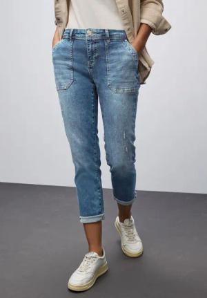 STREET ONE Boyfriend-Jeans mit Taschen