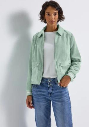 STREET ONE Cordjacke mit aufgenähten Taschen