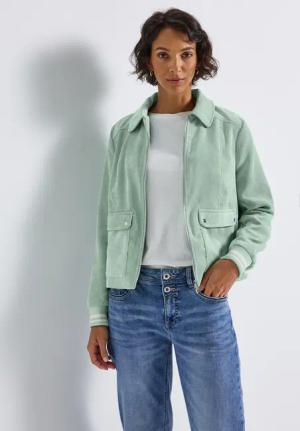 STREET ONE Cordjacke ohne Kapuze mit aufgenähten Taschen