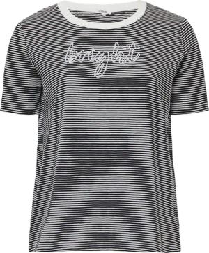 Streifenshirt mit Schmuckperlen