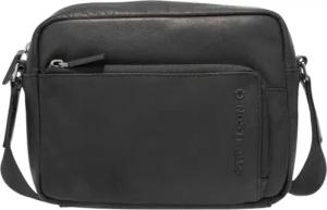 Strellson Leder Clapton Chade Umhängetasche Schwarz