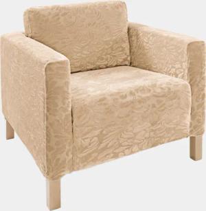 Stretchbezüge - taupe - Gr. 02 von Goldner Fashion