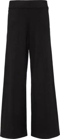 Strickhose mit Wide Leg aus Viskosemix