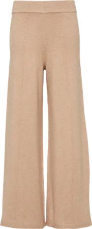 Strickhose mit Wide Leg aus Viskosemix