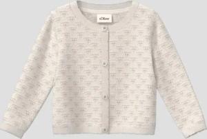 Strickjacke mit Ajourmuster