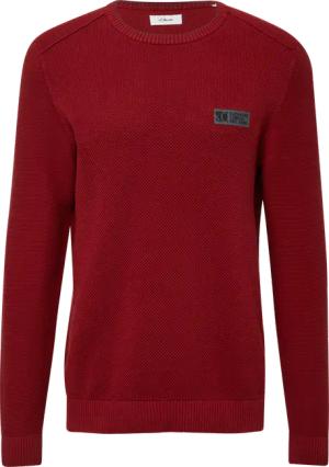 Strickpullover aus Baumwolle mit Struktur