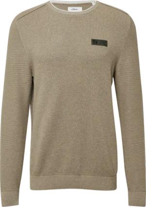 Strickpullover aus Baumwolle mit Struktur