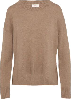 Strickpullover aus Kaschmirmix mit seitlichen Schlitzen