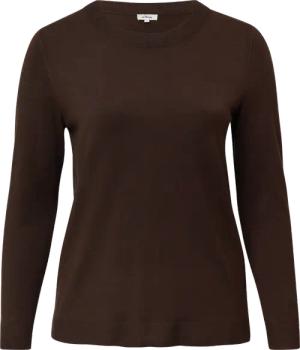 Strickpullover aus Viskosemix mit Rippbündchen