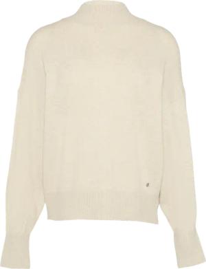 Strickpullover im Relaxed Fit mit Stehkragen