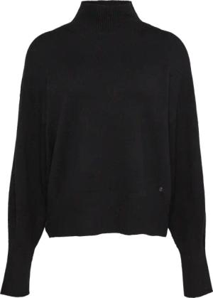 Strickpullover im Relaxed Fit mit Stehkragen