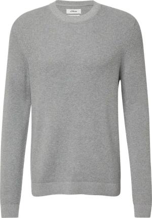 Strickpullover mit Crew Neck und Strukturmuster