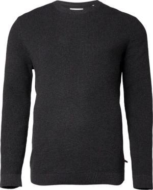 Strickpullover mit Crew Neck und Strukturmuster