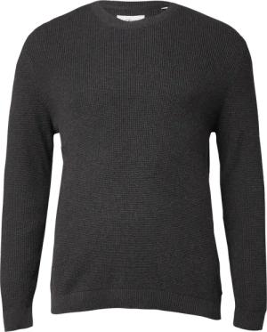 Strickpullover mit Crew Neck und Strukturmuster