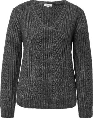 Strickpullover mit Glitzergarn und Pailletten-Details