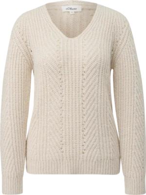 Strickpullover mit Glitzergarn und Pailletten-Details