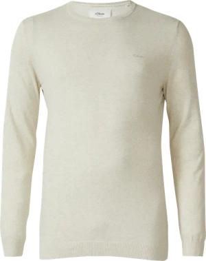 Strickpullover mit Logo-Stickerei