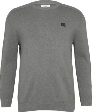 Strickpullover mit Nahtdetails und Logo