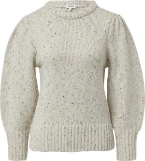 Strickpullover mit Puffärmeln aus Baumwollmix