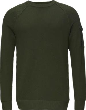 Strickpullover mit Raglanärmeln und Strukturmix