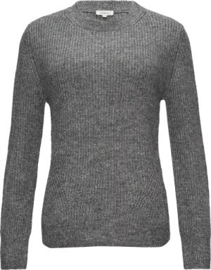Strickpullover mit Rippdetail und Crew Neck