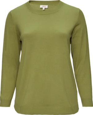 Strickpullover mit Rundhalsausschnitt