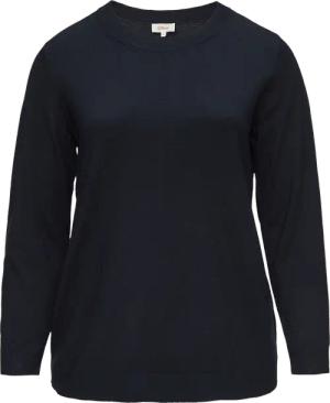 Strickpullover mit Rundhalsausschnitt