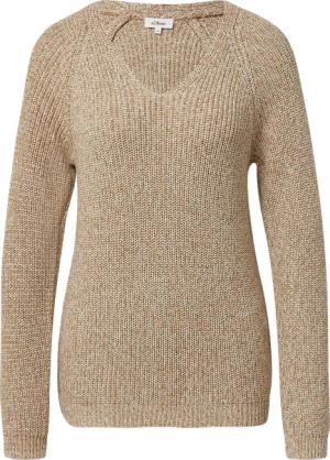 Strickpullover mit V-Ausschnitt und Raglanärmeln