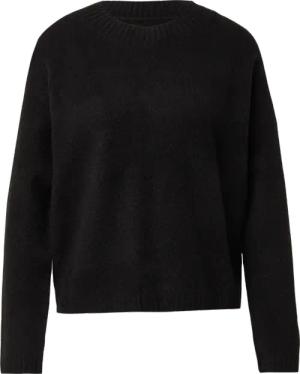 Strickpullover mit Wollanteil und Bündchen