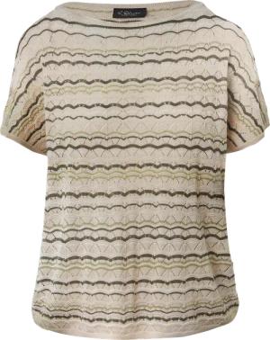 Stricktop im Relaxed Fit mit Ajourmuster und Glitzergarn