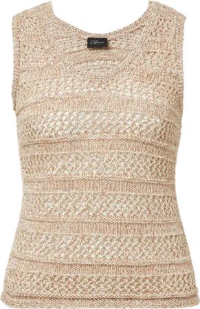 Stricktop mit Ajourmuster