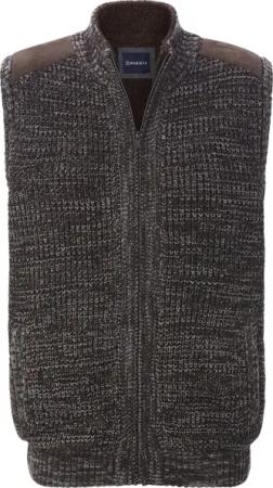 Strickweste MAIALESSI dunkelbraun
