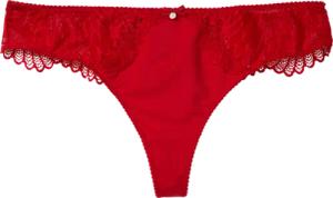 String aus floraler Spitze mit Zierschleife