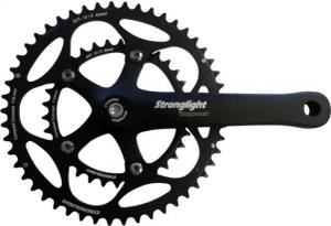 Stronglight Kurbelgarnitur 2F IMPACT 170 mm schwarz 34/50