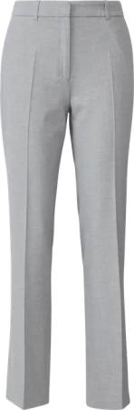 Strukturierte Anzughose aus Viskosemix mit hohem Bund