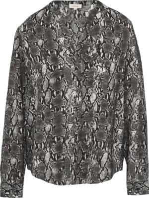 Strukturierte Bluse aus Viskosemix