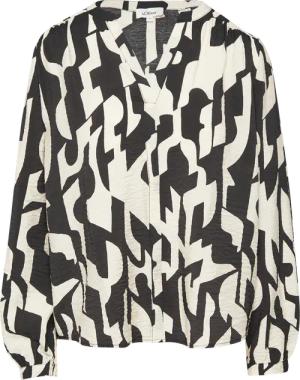 Strukturierte Bluse aus Viskosemix