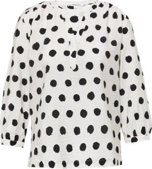 Strukturierte Bluse aus Viskosemix