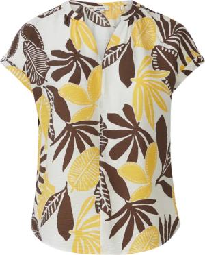 Strukturierte Bluse mit Raff-Details