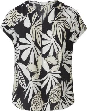 Strukturierte Bluse mit Raff-Details