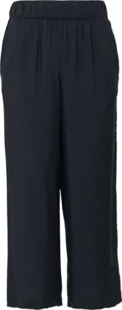 Strukturierte Culotte mit Elastikbund und Eingrifftaschen