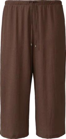 Strukturierte Culotte mit Elastikbund