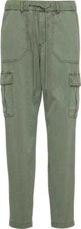 Strukturierte Jogpants mit Cargo-Taschen aus Viskosemix