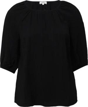 Strukturierte Relaxed-Fit-Bluse mit Raffungen und Raglanärmeln