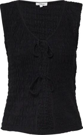 Strukturierte Slim-Fit-Weste aus Baumwollmix