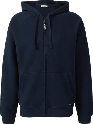 Strukturierte Sweatjacke mit Kapuze und Raglanärmeln