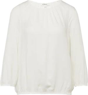 Strukturierte Viskose-Bluse mit Raff-Details