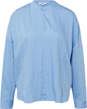 Strukturierte Viskosemix-Bluse im Relaxed Fit