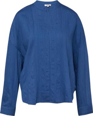 Strukturierte Viskosemix-Bluse im Relaxed Fit